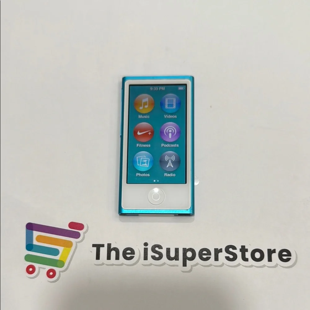 Apple ipod Nano 7th Gen 16GB Blue - Excellent Condition +1 YR Warranty